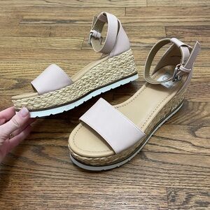 Women's Pink Platform Sandals